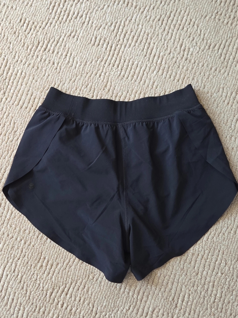 New CRZ YOGA Black Women's Athletic Shorts - Dolphin Short Style Size Xs